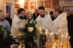 Малое освящение временного храма святой блаженной Ксении Петербургской на Филатовом Лугу