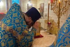 Освящение иконы св. праведного воина Феодора Ушакова