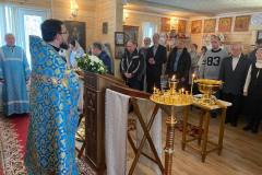 Освящение иконы св. праведного воина Феодора Ушакова