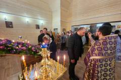 Всенощное бдение с выносом Честнаго и Животворящаго Креста Господня 22.03.2025