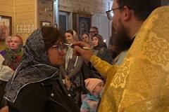 Молебен с акафистом перед ковчегом с частицей святых мощей блж. Матронушки Московской