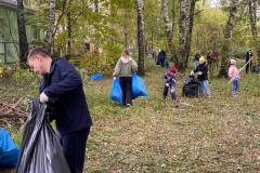 Субботник у храма Ксении Петербургской 4.10.2025