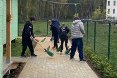 Субботник у храма Ксении Петербургской 4.10.2025