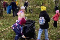 Субботник у храма Ксении Петербургской 4.10.2025