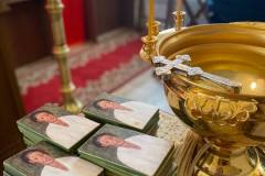 Освящение копии предполагаемого прижизненного портрета блаженной Ксении Петербургской