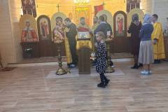 Первая Божественная Литургия в новой части нашего Храма 12/10/2024