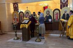 Первая Божественная Литургия в новой части нашего Храма 12/10/2024