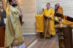 Первая Божественная Литургия в новой части нашего Храма 12/10/2024