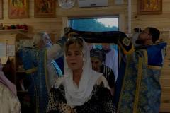 Праздничное Всенощное бдение с освящением хлебов. Вынос и чин погребения плащаницы Богородицы.