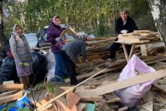 Уборка  Воскресной школы и благоустройство прихрамовой территории  22/09/2024