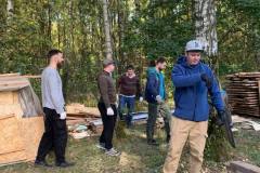 Уборка  Воскресной школы и благоустройство прихрамовой территории  22/09/2024