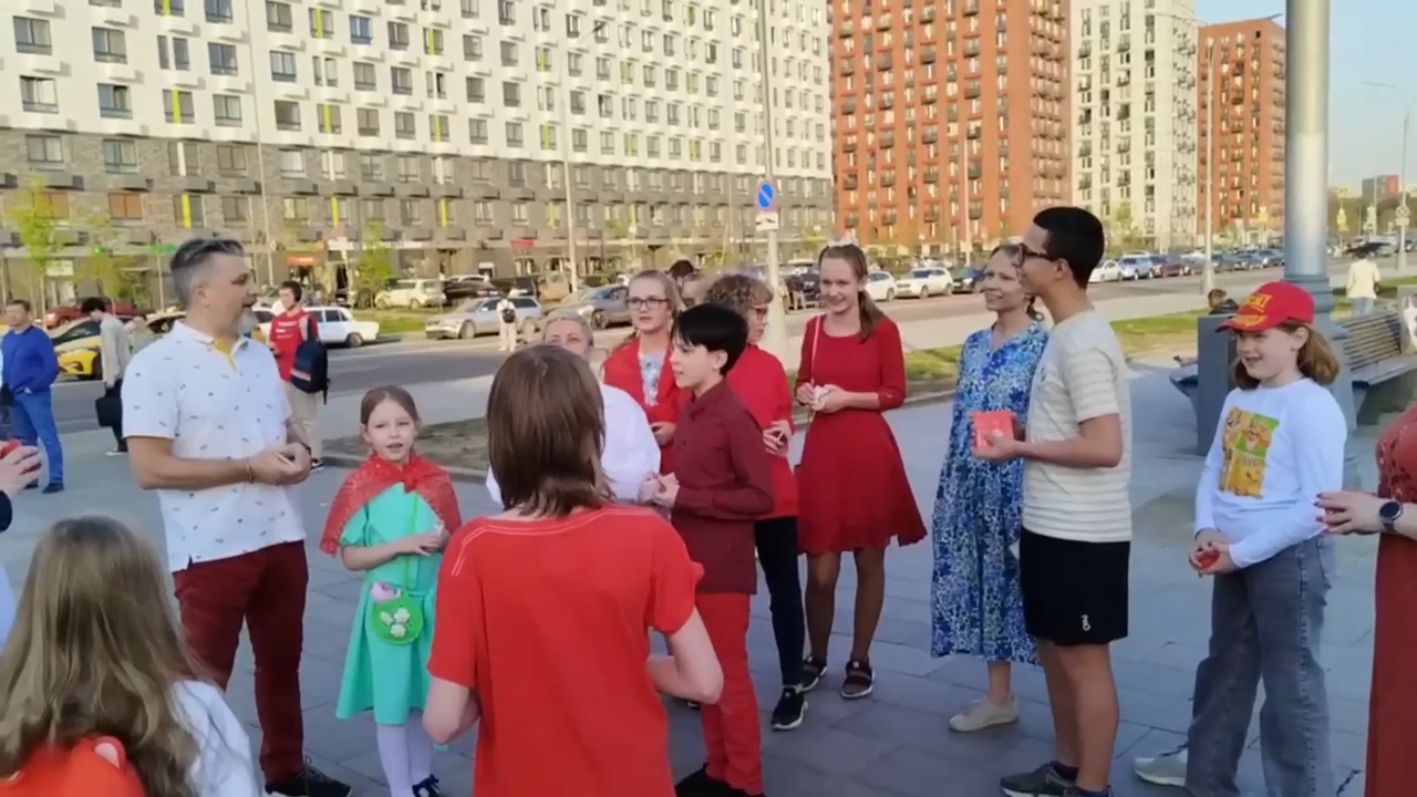 Флешмоб «Христос Воскресе!»