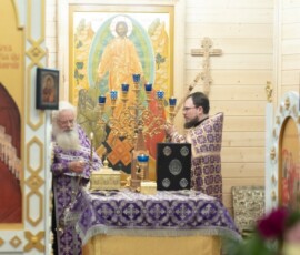 Неделя Крестопоклонная. Всенощная