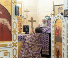 Неделя Крестопоклонная. Всенощная